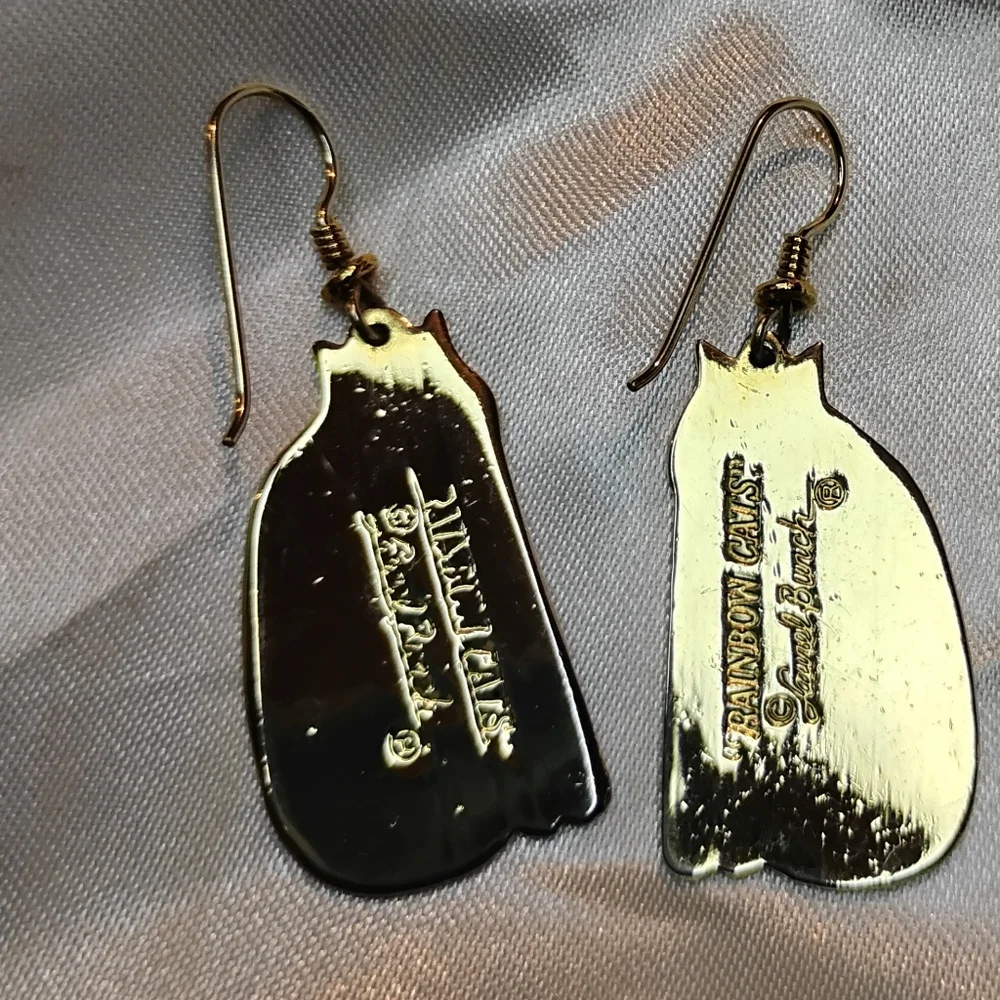Laurel Burch Multicolor Cat Earrings